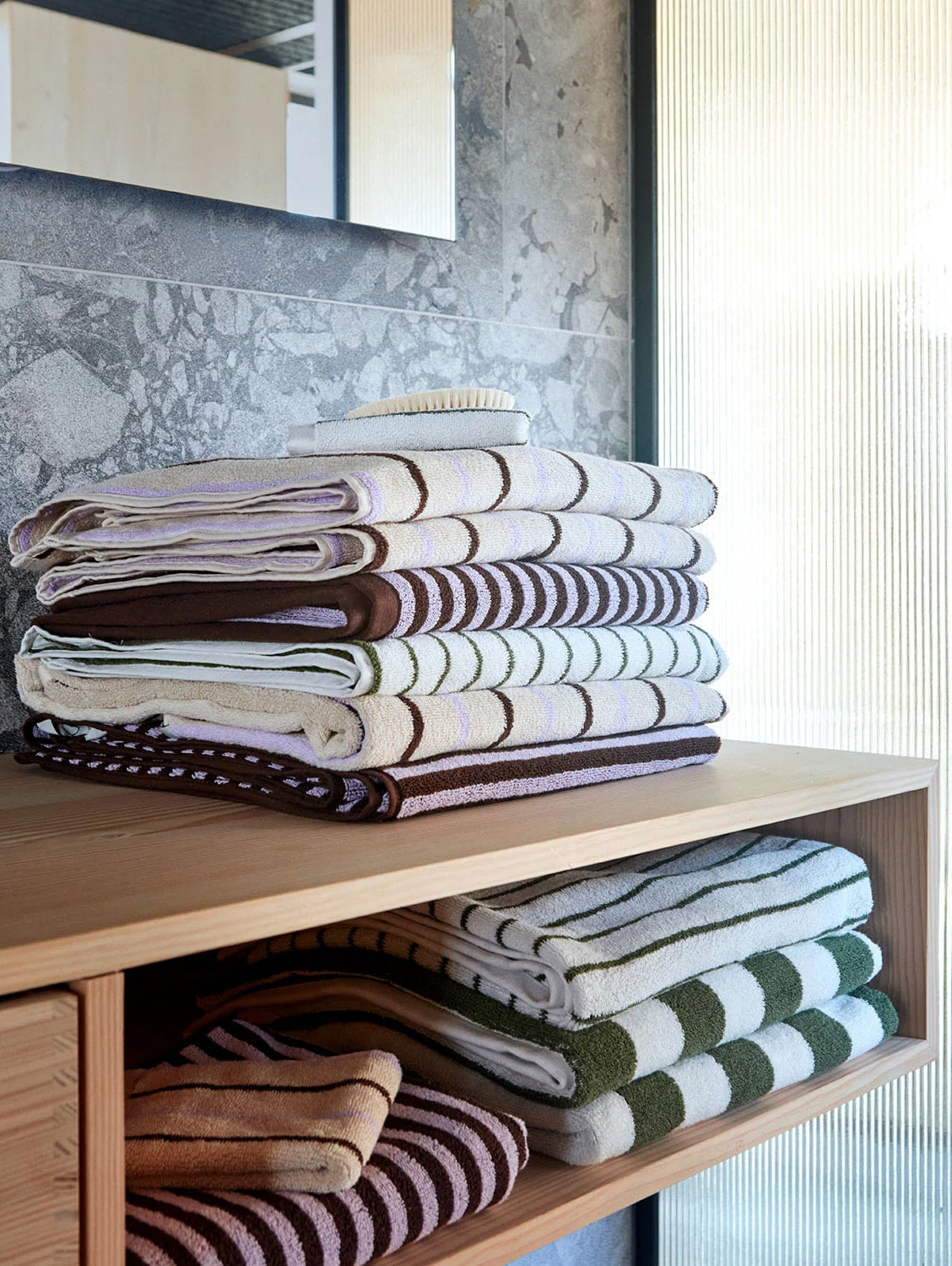 Striped Face Towel 3