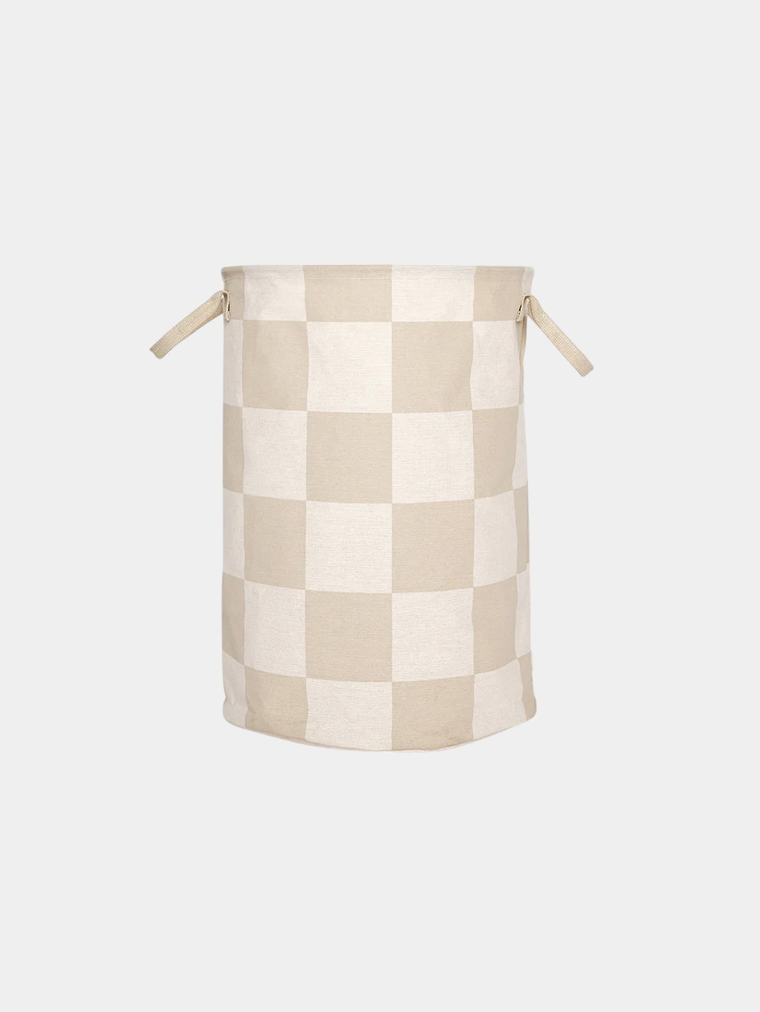 Checkered Laundry Bin