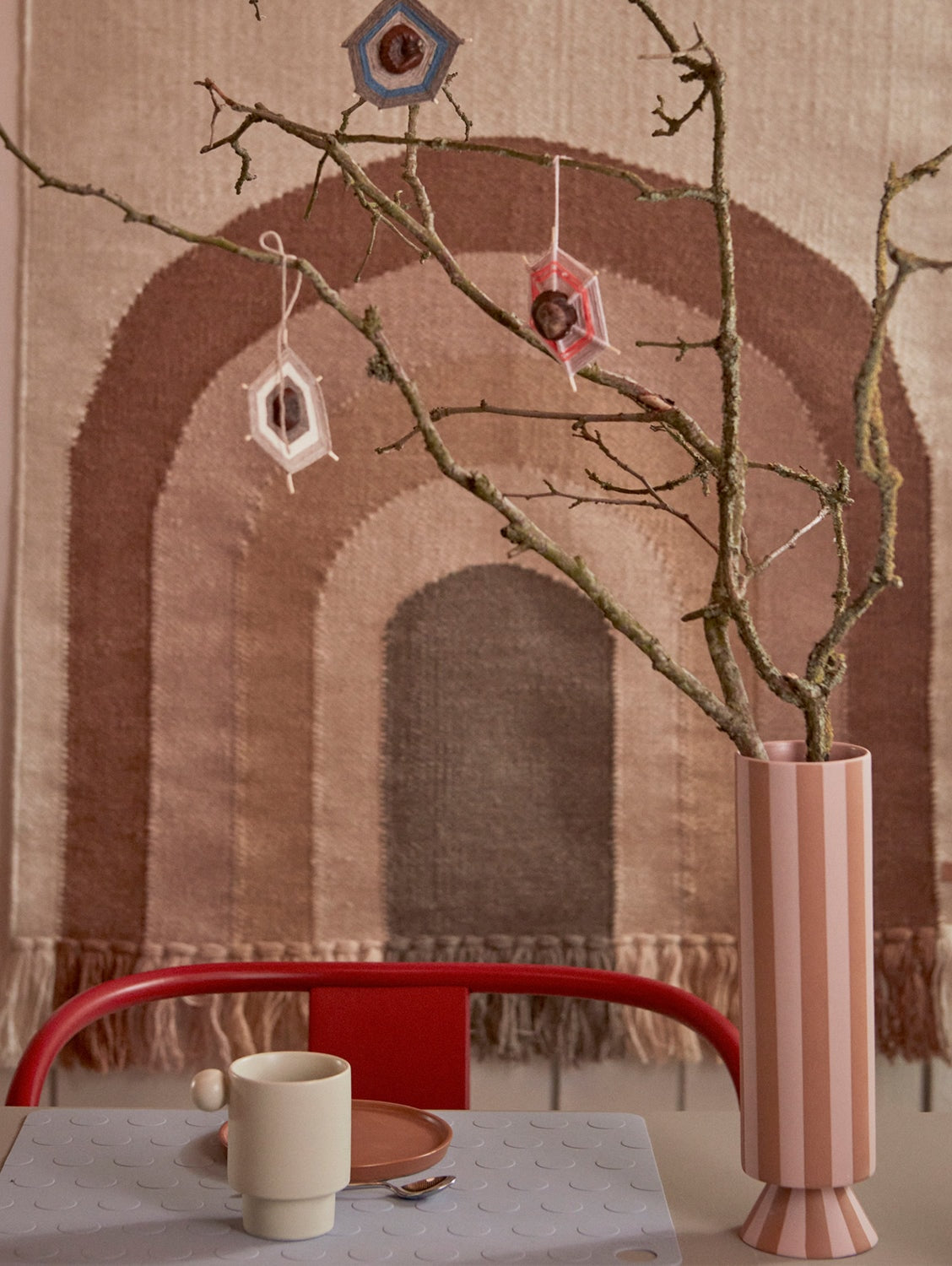 Tall Stripe Vase 8