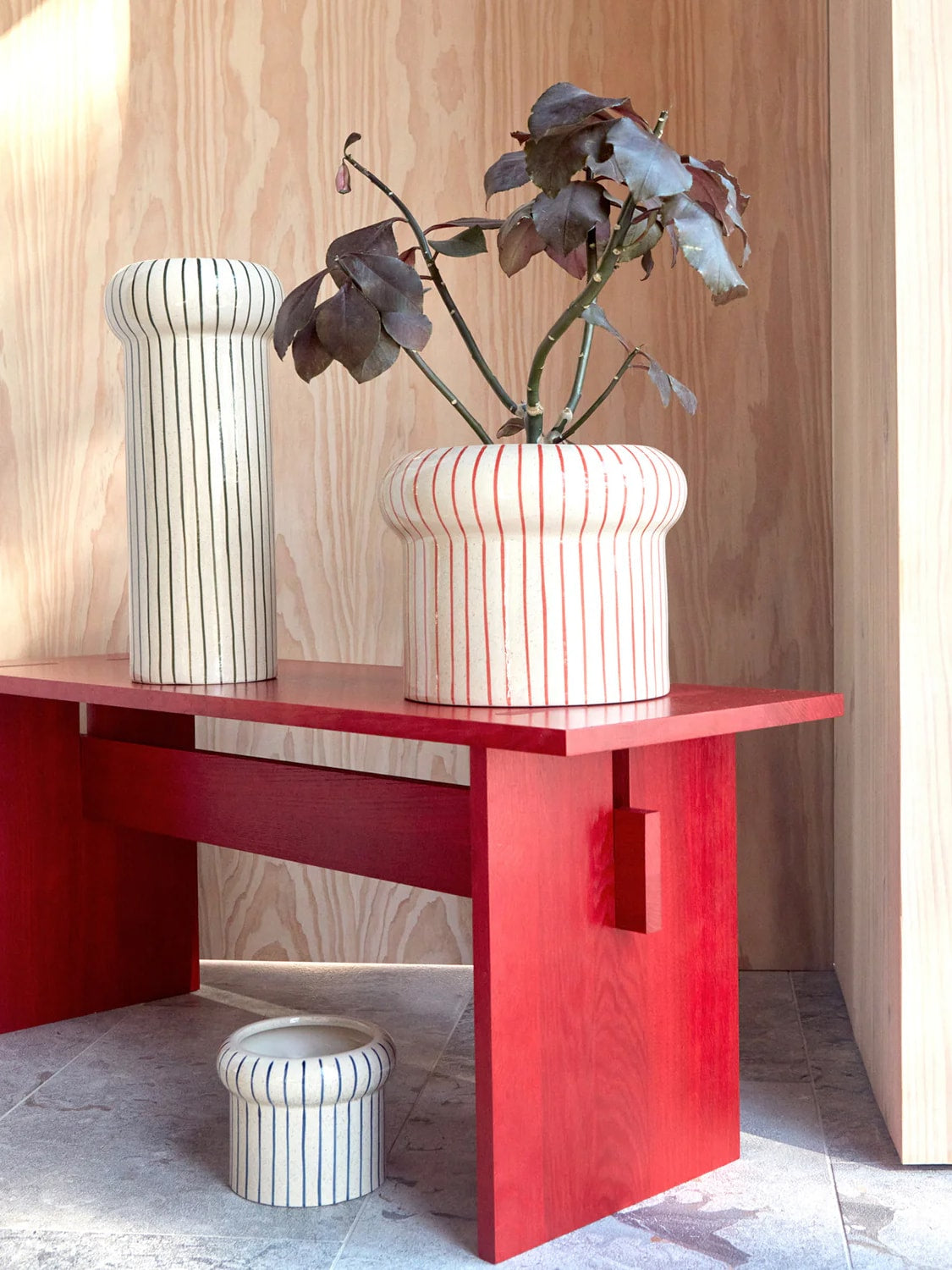 Crimson Entry Bench