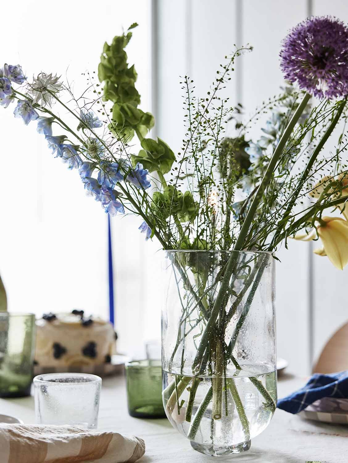 Clear Bubble Vase