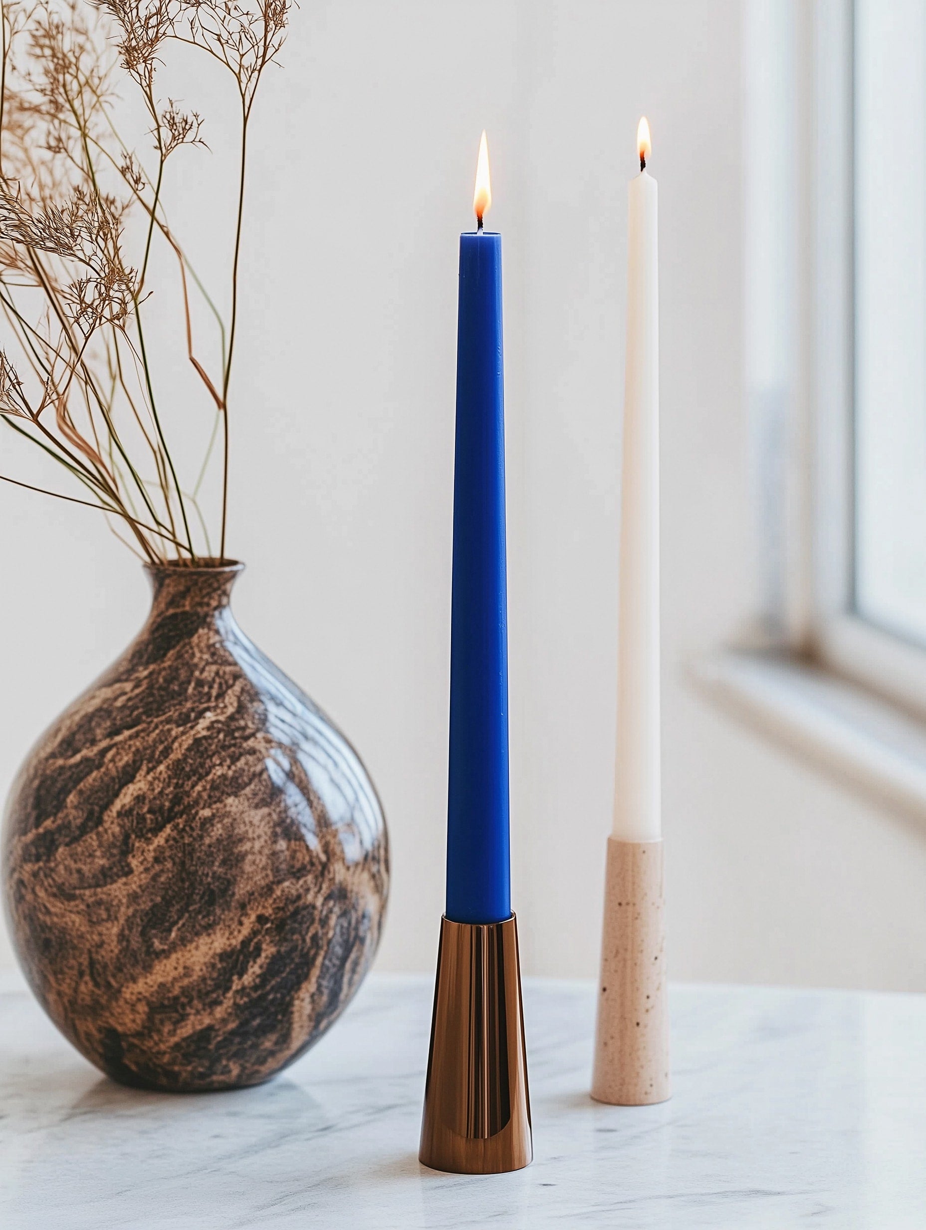 Vivid Taper Candle Pair 4