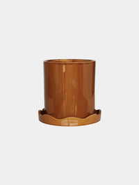Glossy Cylinder Pot