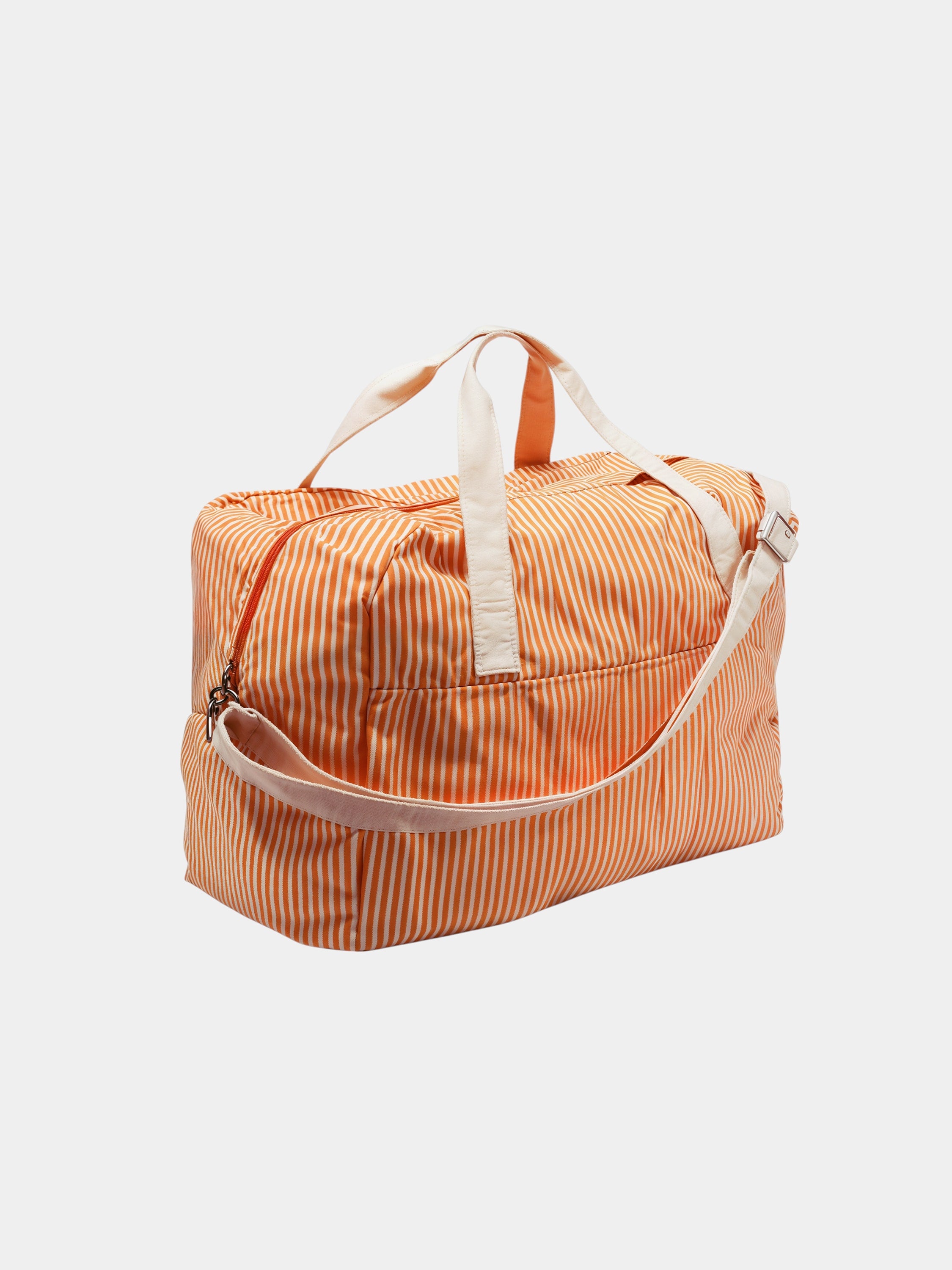 Striped Travel Duffel