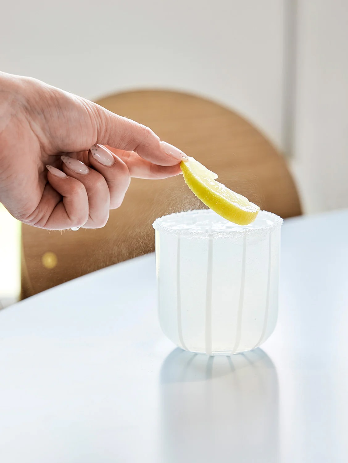 Clear Ribbed Tumblers 4