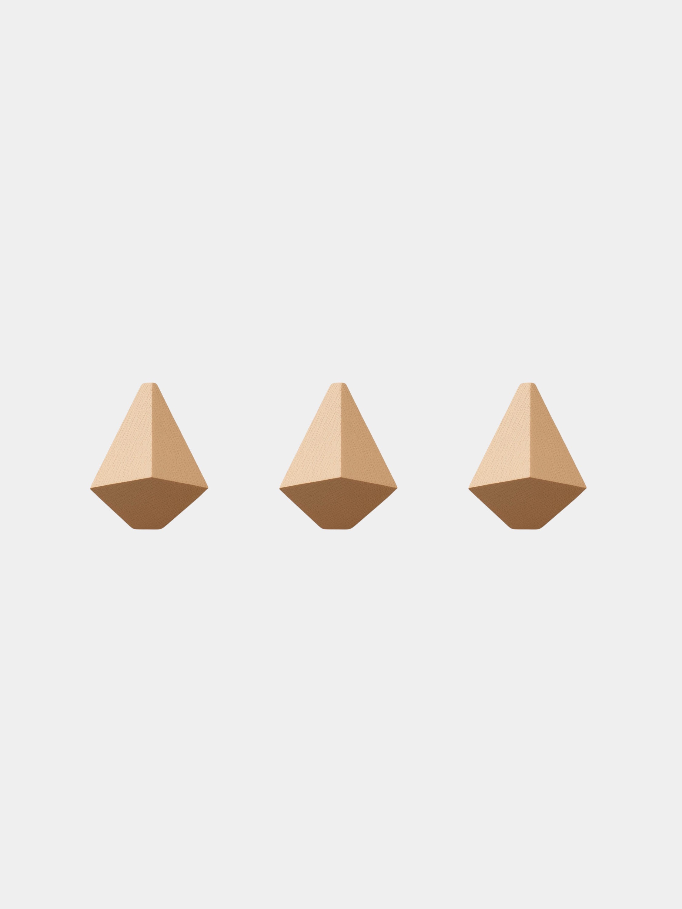 Geometric Wood Hook