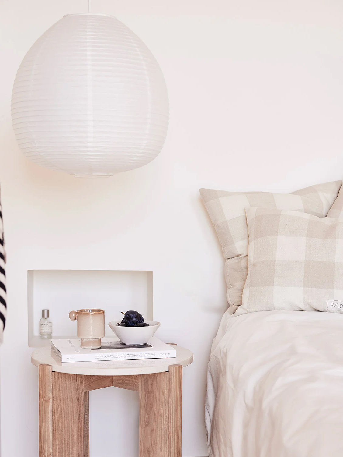 Textured Paper Lantern Shade