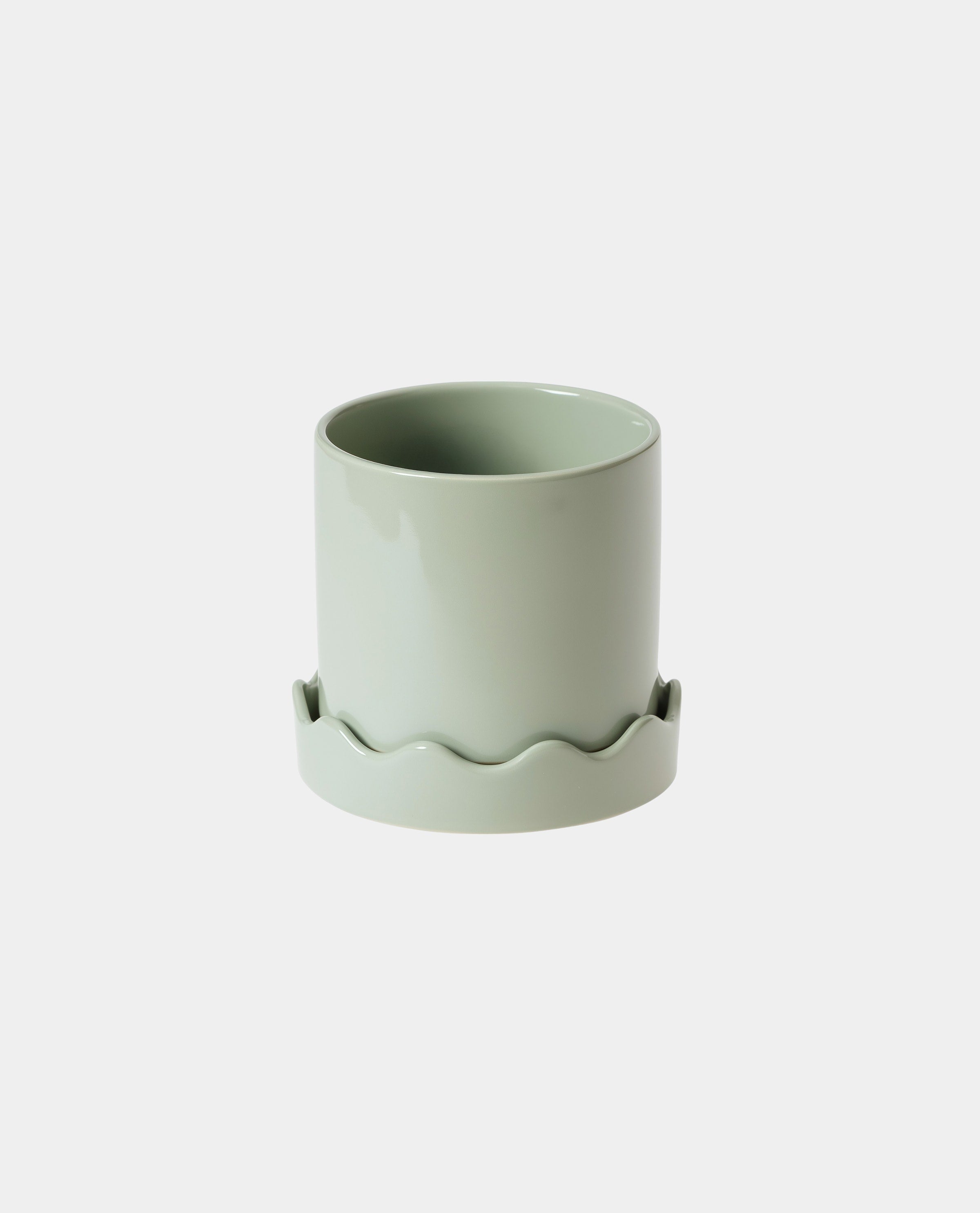 Wavy Rim Pot