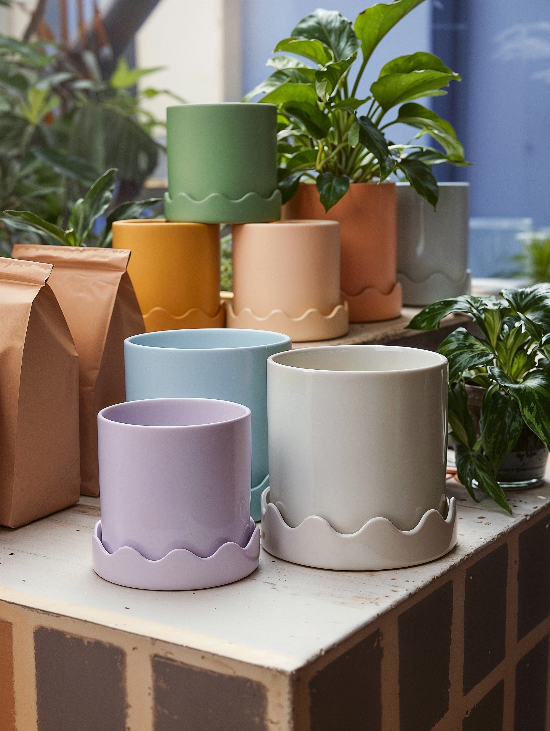 Wavy Rim Pot 7