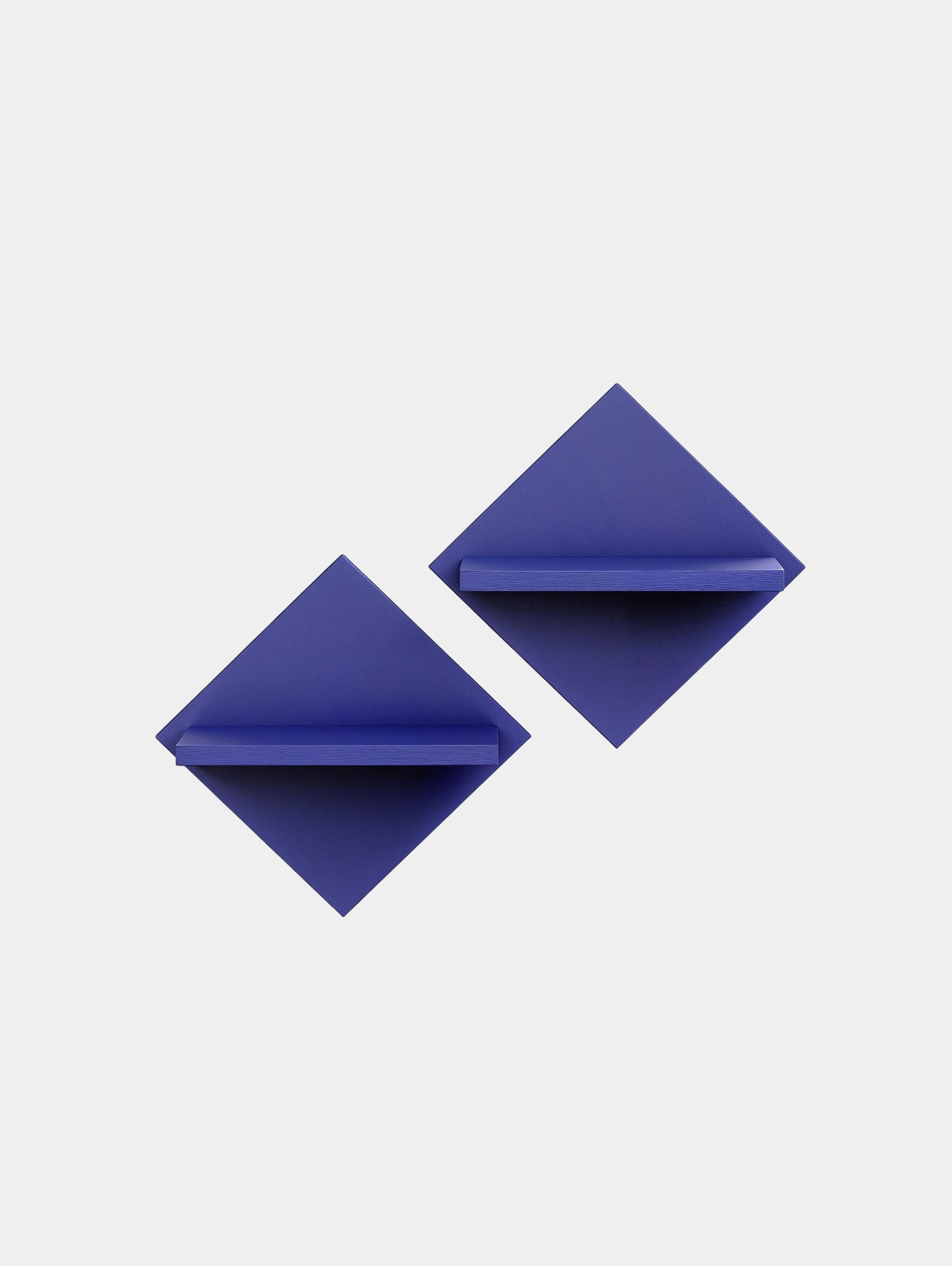 Geometric Wall Shelf Duo