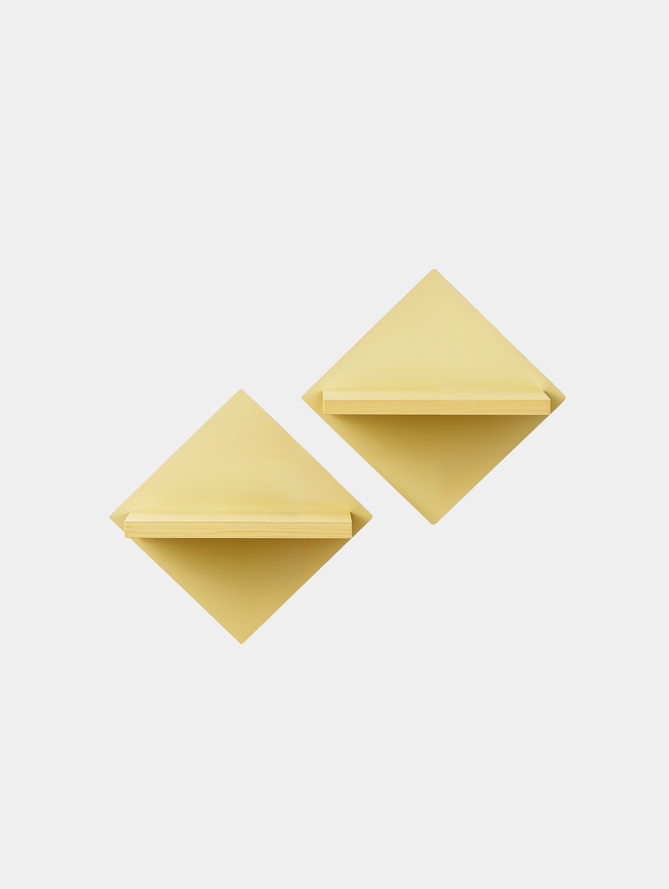 Geometric Wall Shelf Duo