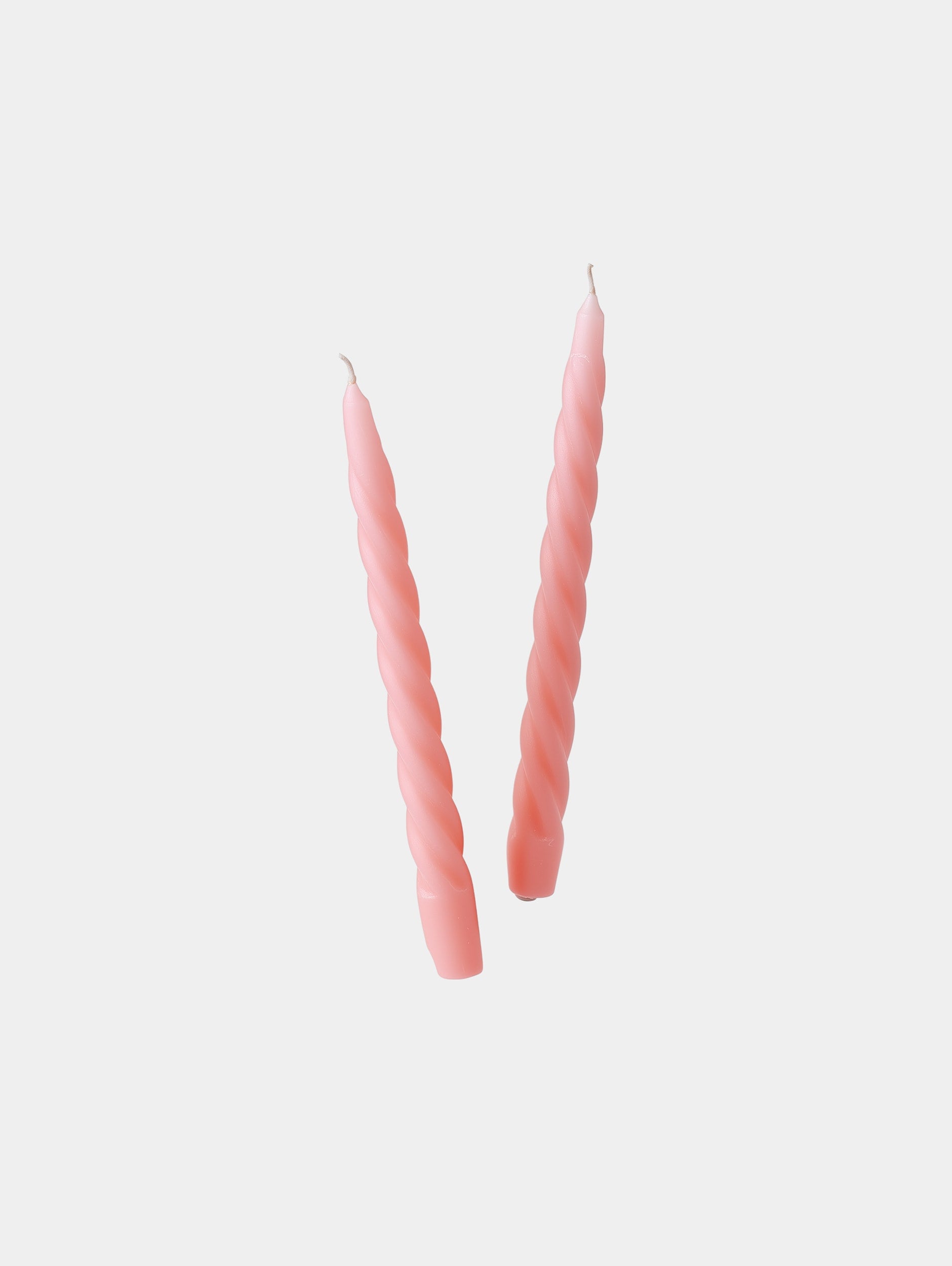 Twist Taper Candle Pair