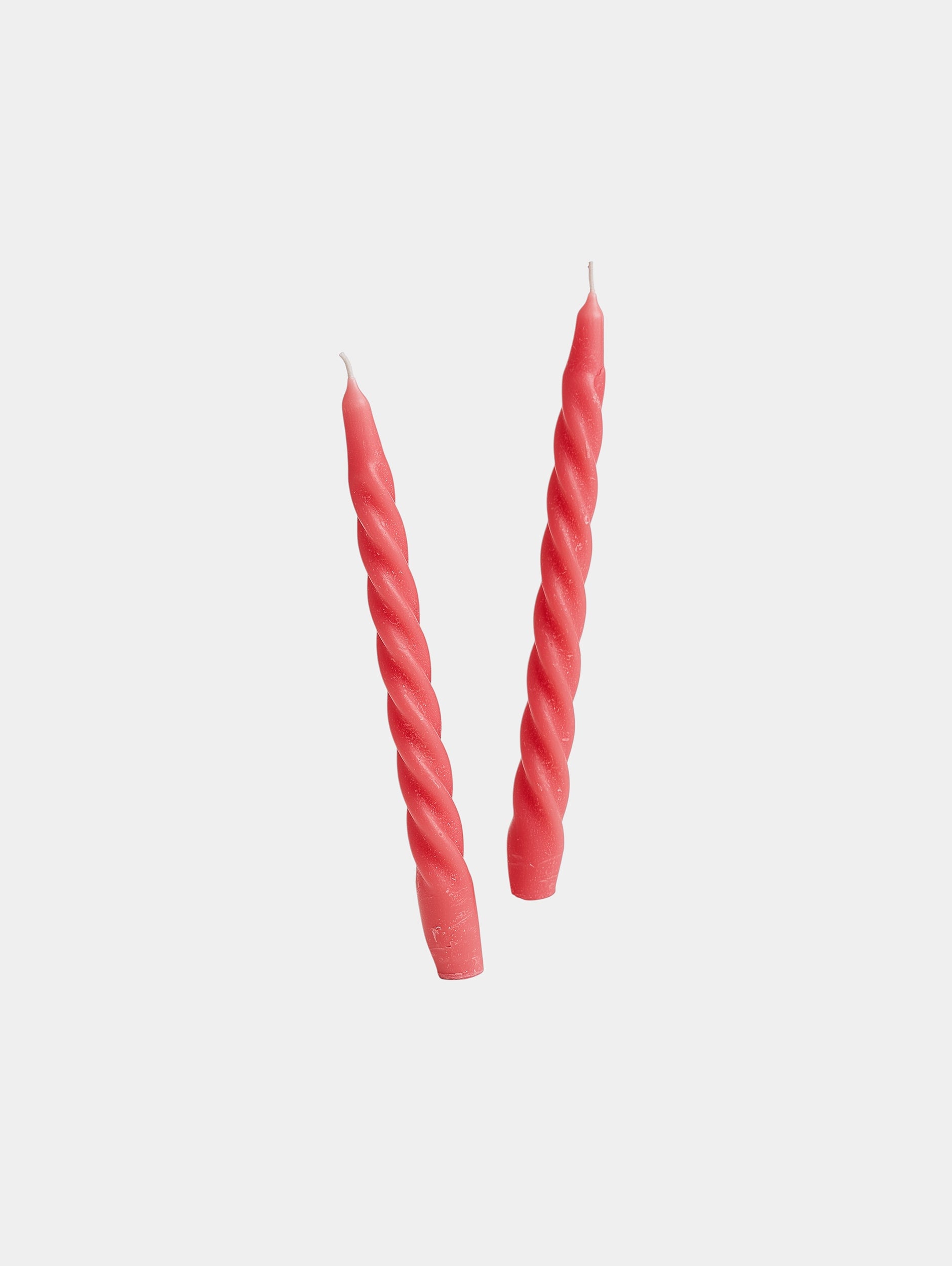 Twist Taper Candle Pair