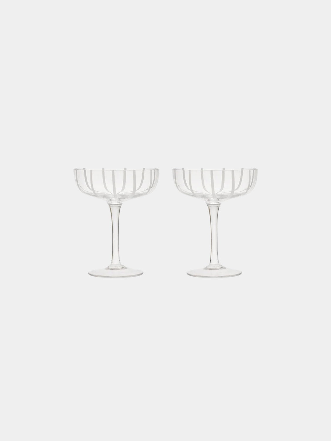 Clear Ribbed Coupes